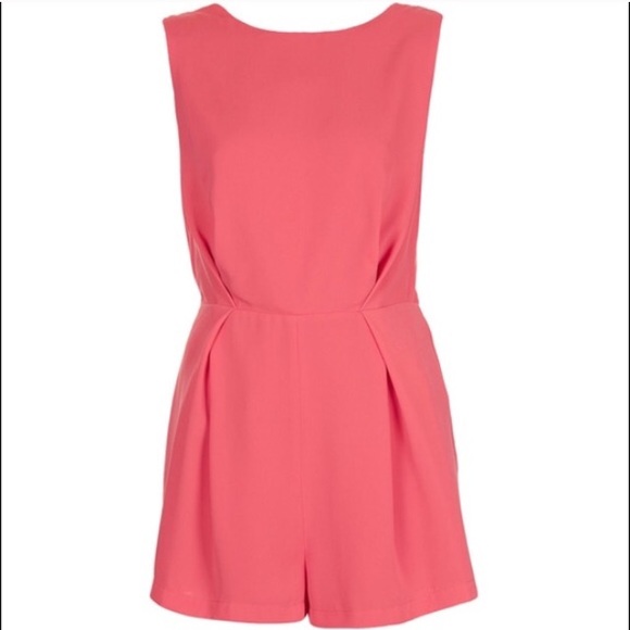 Topshop Lace-Back Playsuit - Picture 5 of 8